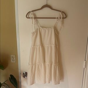 CJLA White Babydoll Dress